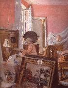 Edouard Vuillard Mrs Black searle in her room oil painting